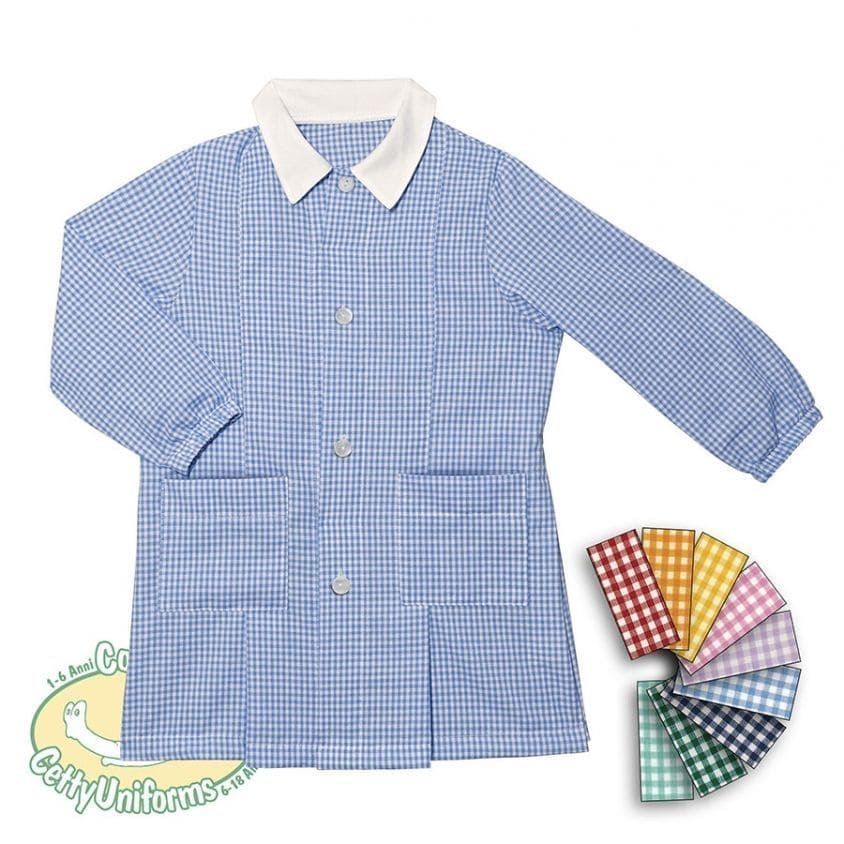 vendita grembiule azzurro asilo bambino